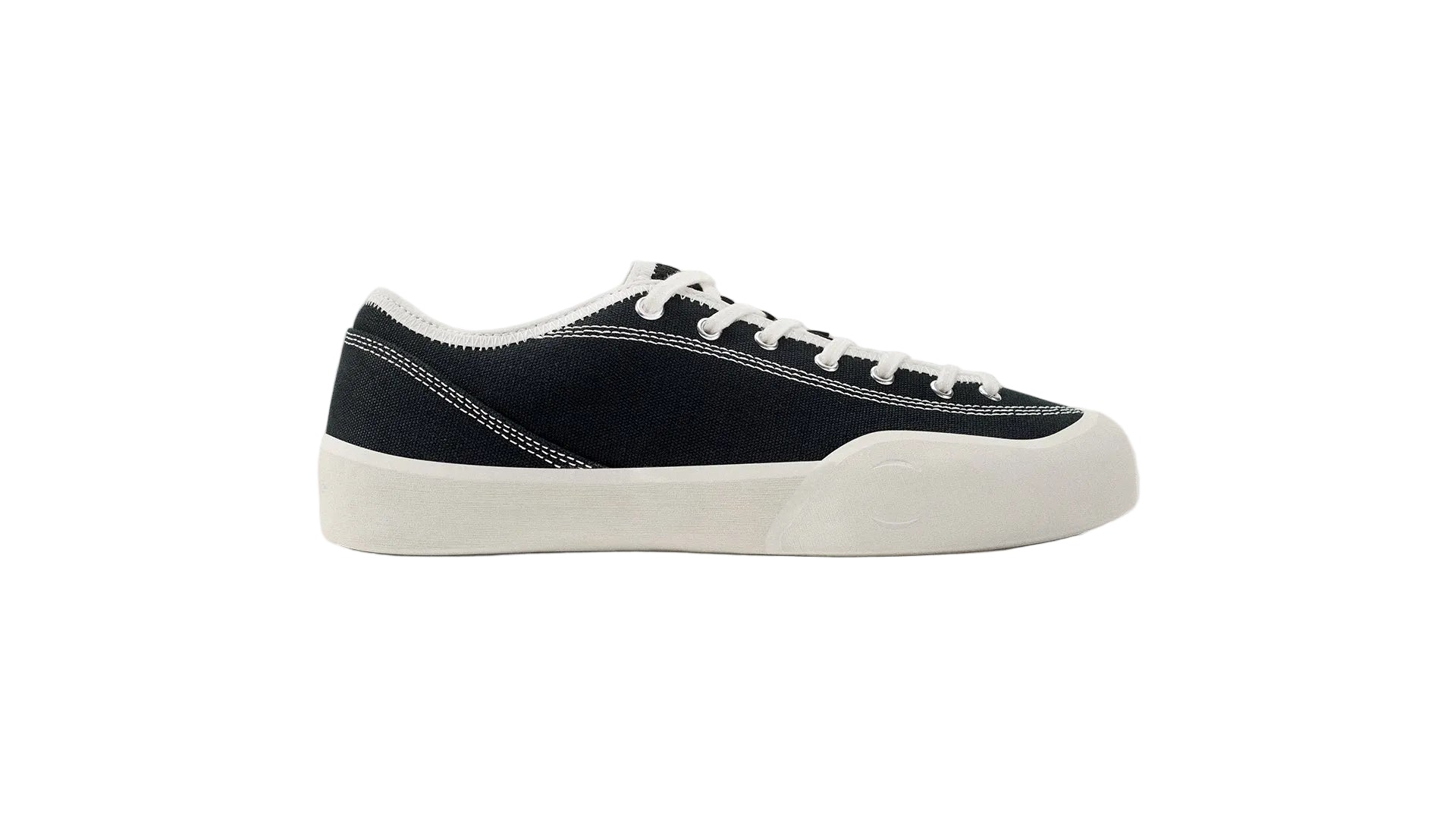 Black and white approach shoe skate hybrid sneaker