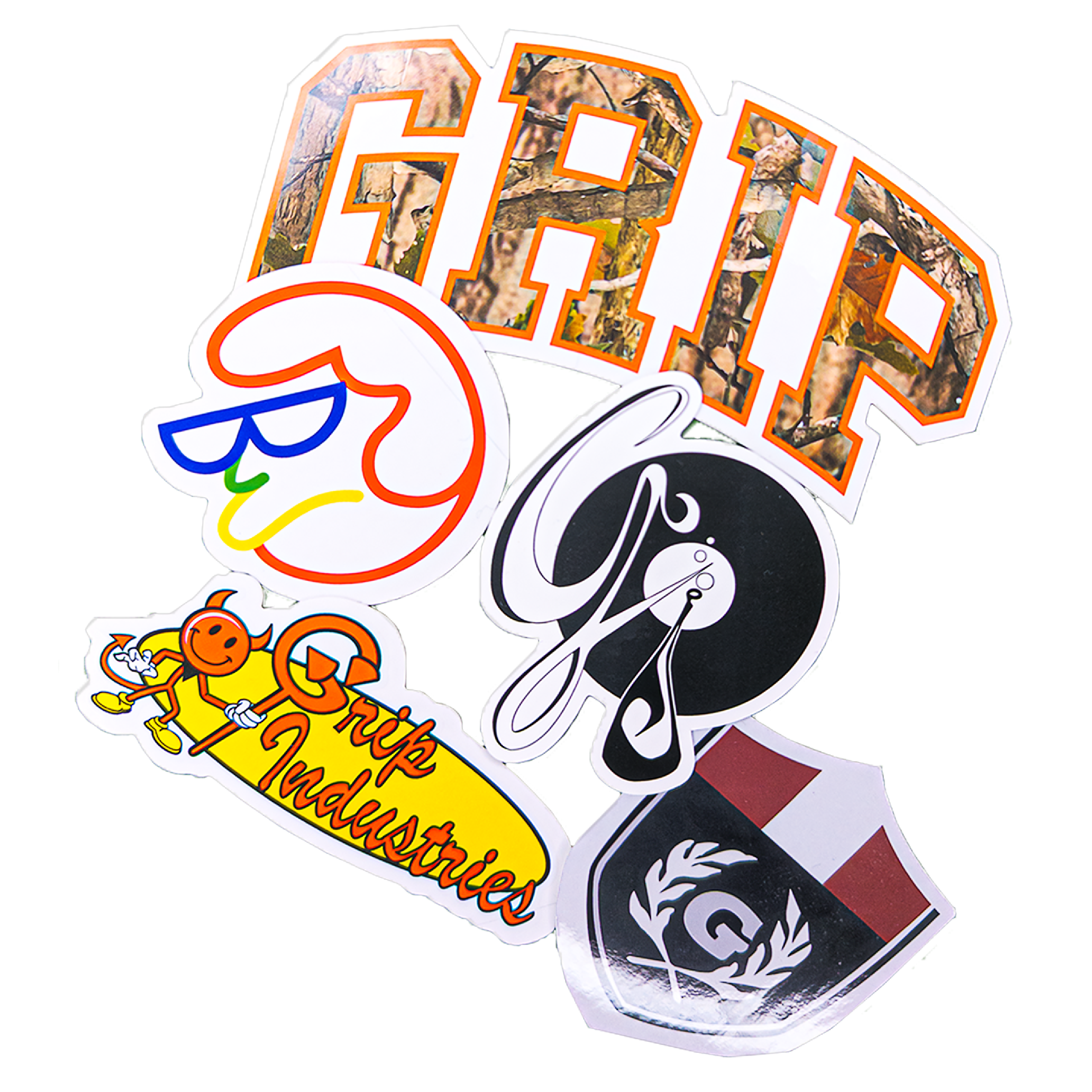 Grip Fall Sticker Pack