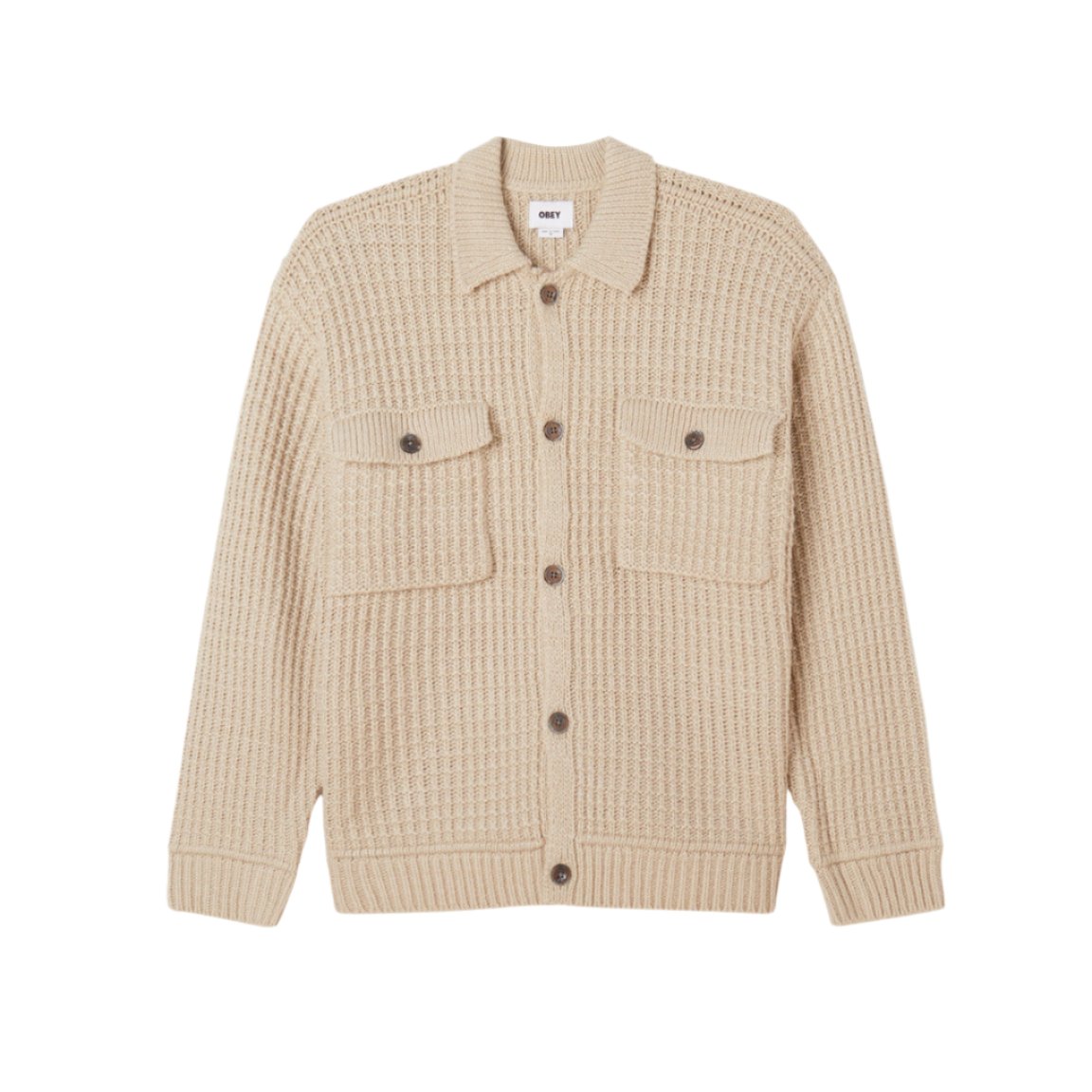 JJ Wool Sweater Jacket - Natural