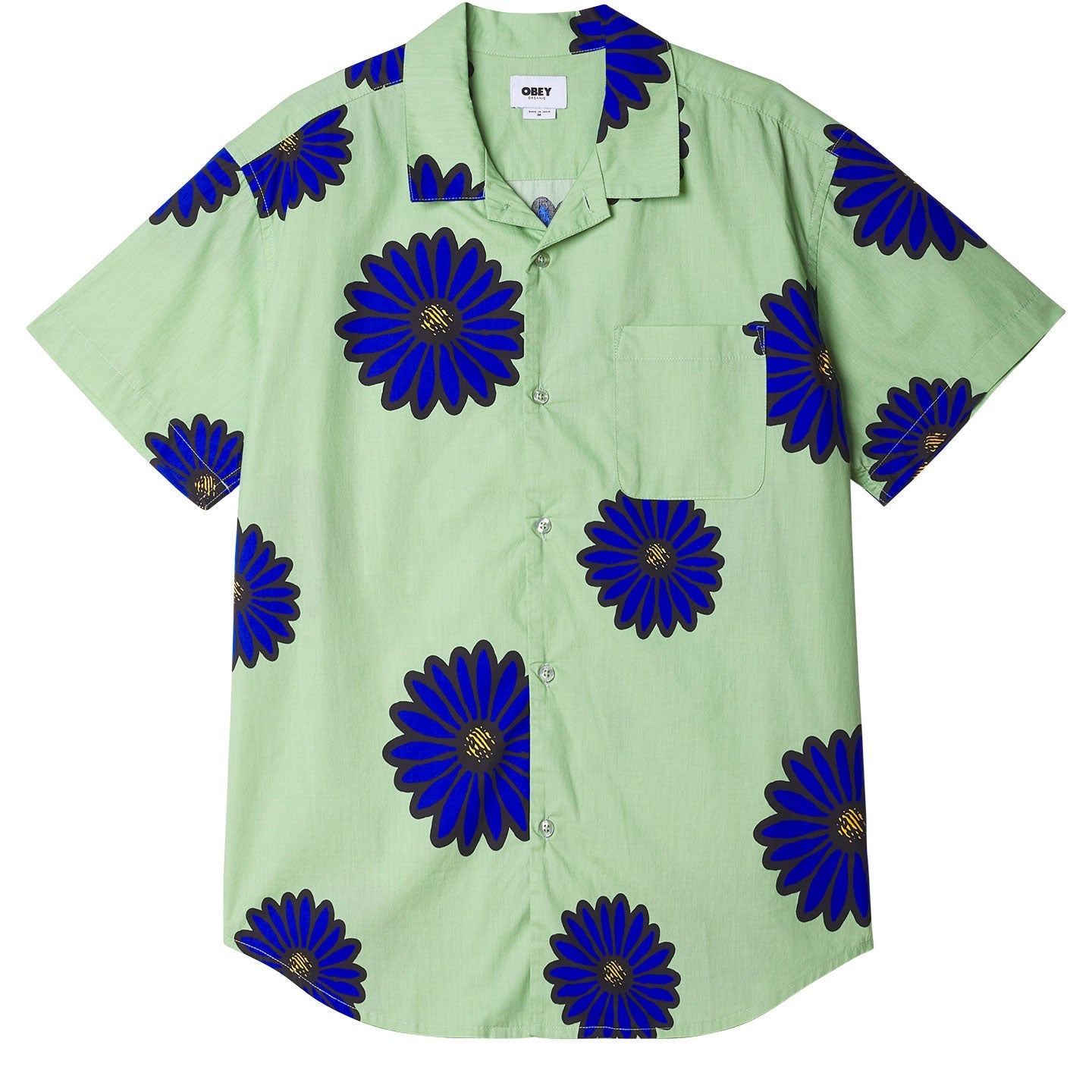 Daisy Blossoms Woven Shirt - Green