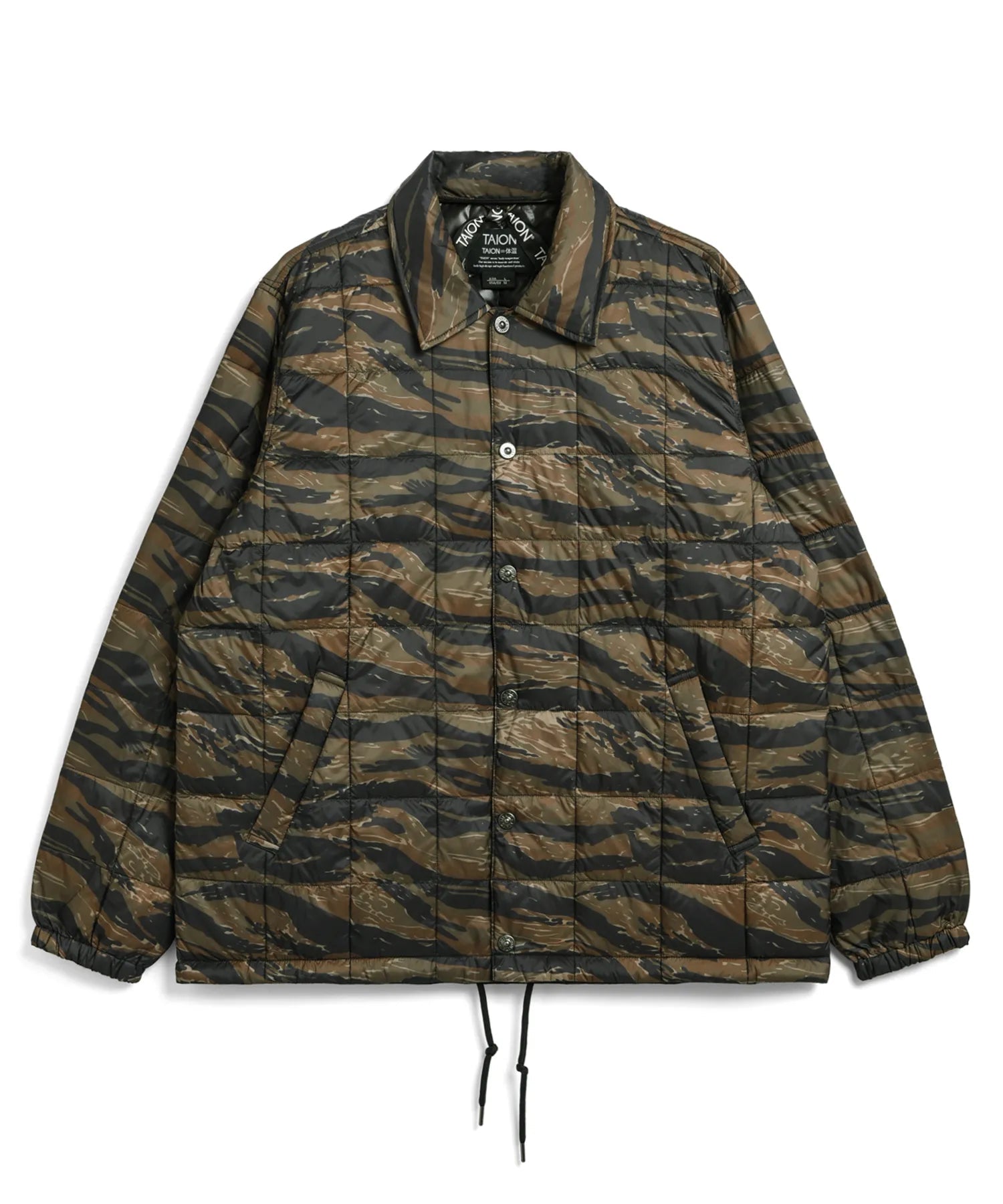 Veste d'entraîneur en duvet - Rayures tigrées