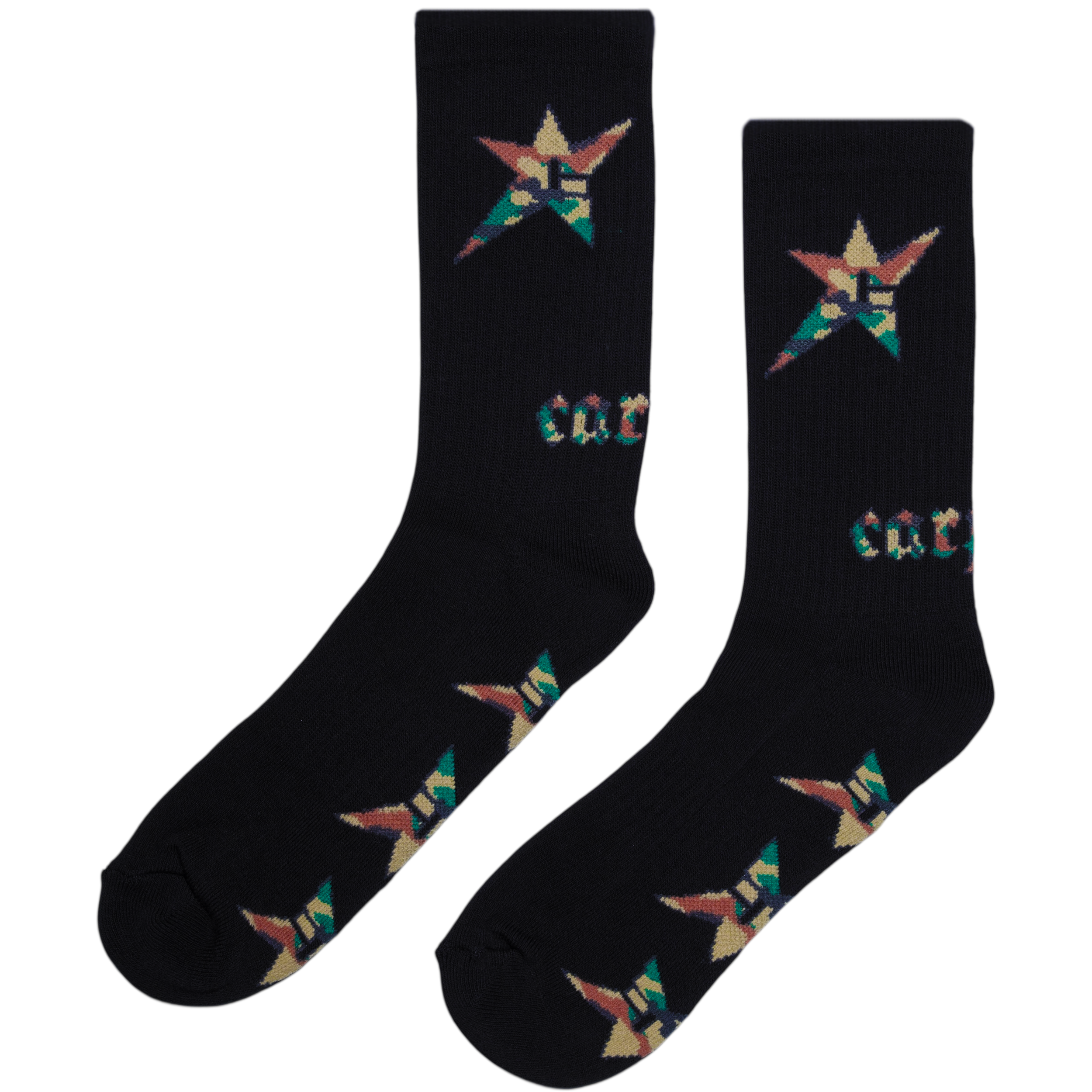 Camo C-Star Sock - Black