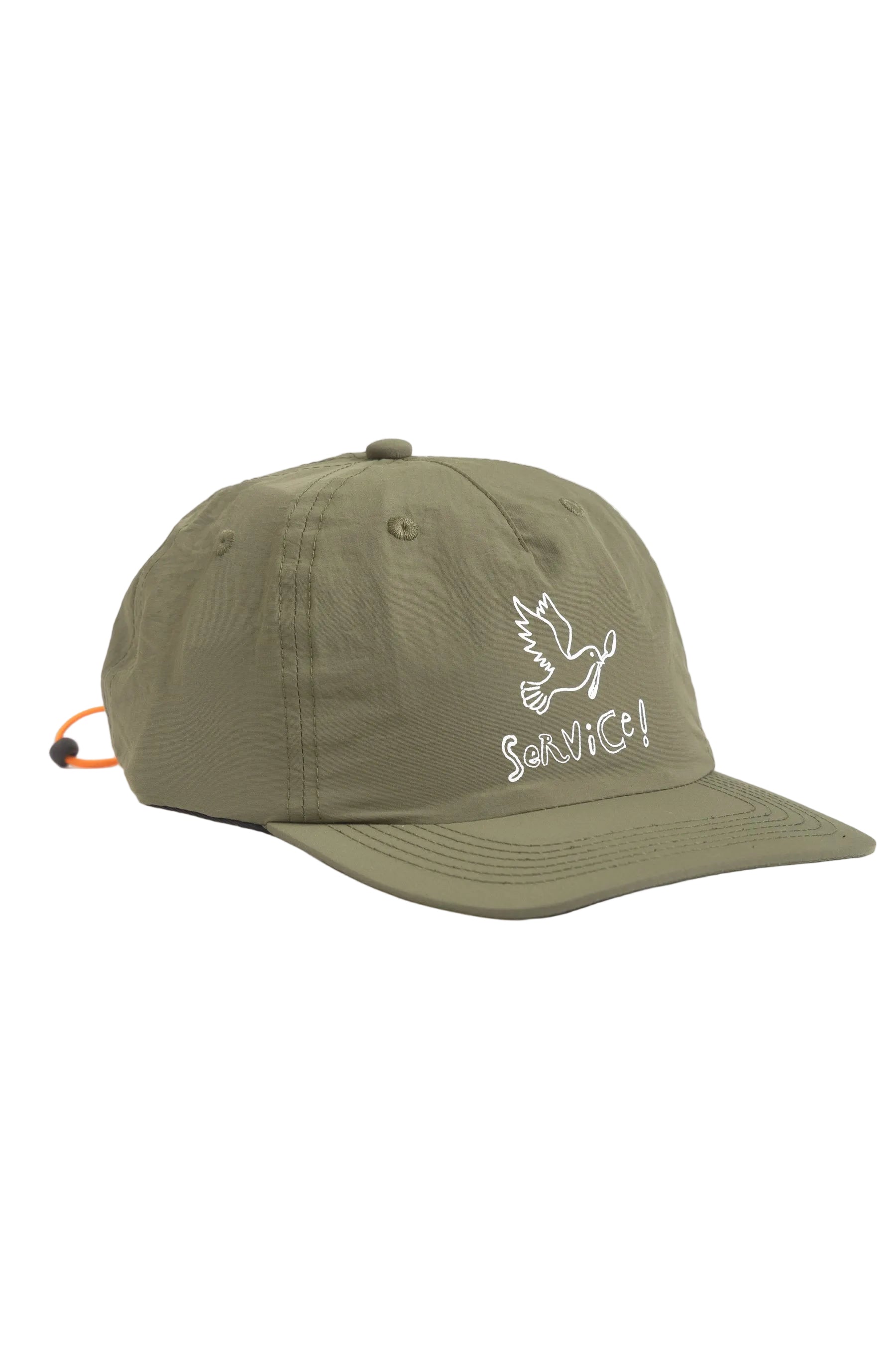 Nylon Dove Cap - Olive
