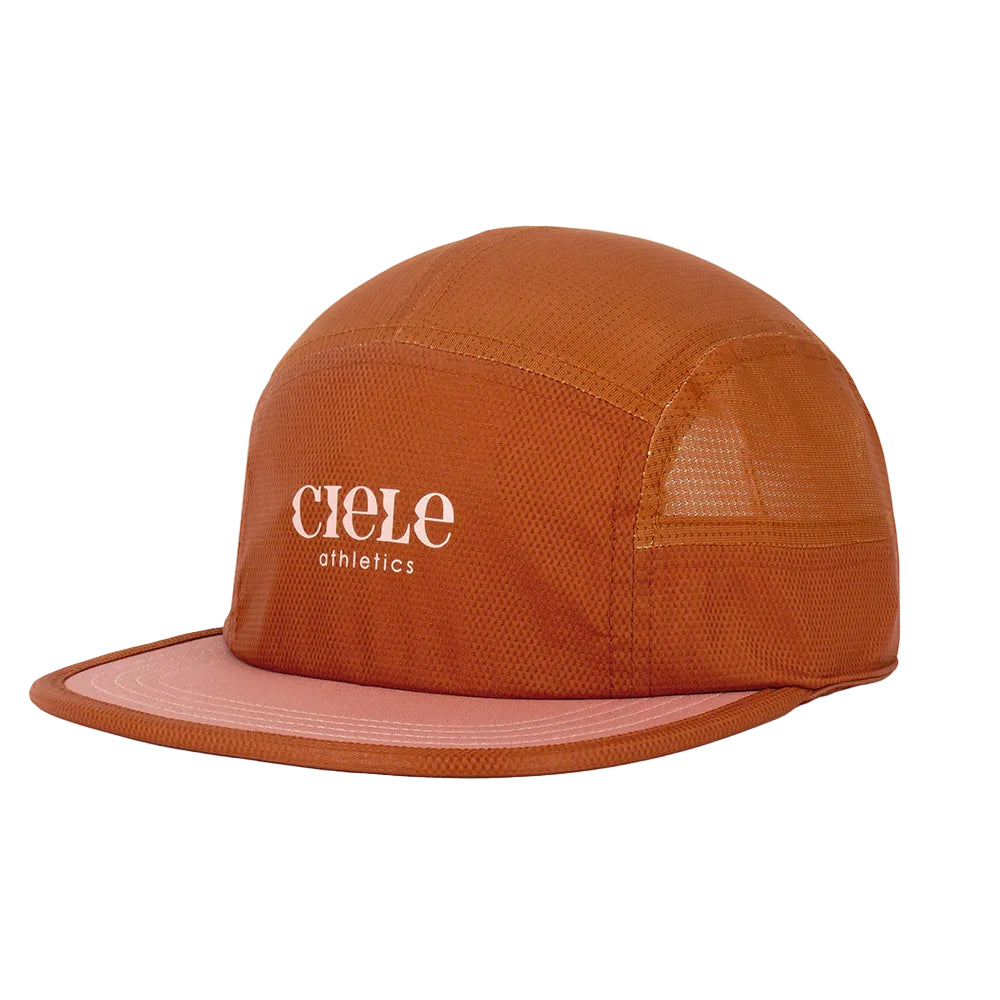 Orange Brown Gingerbread cap with 'Ciele Athletics' logo on a white background