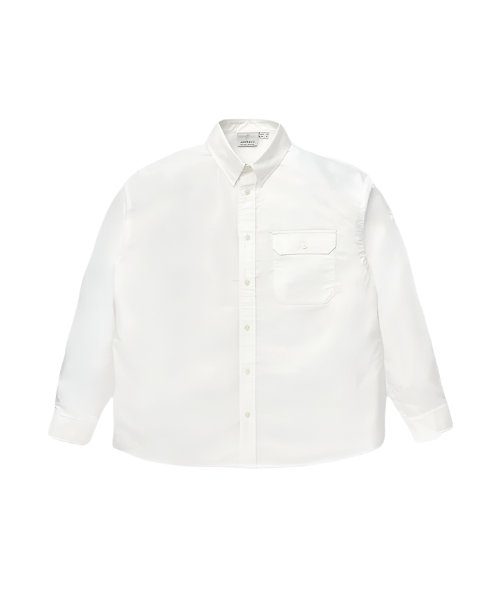 Water-Repellent Oxford Button Down Shirt - White