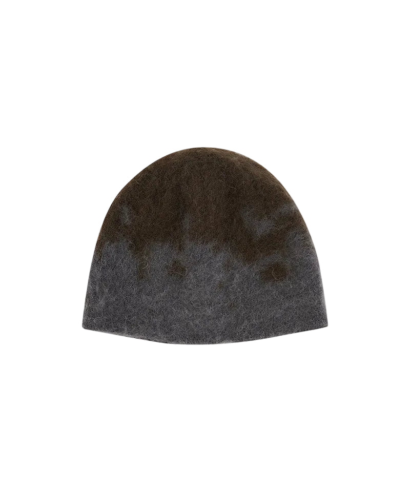 Mohair Splatter Beanie - Slate Splatter