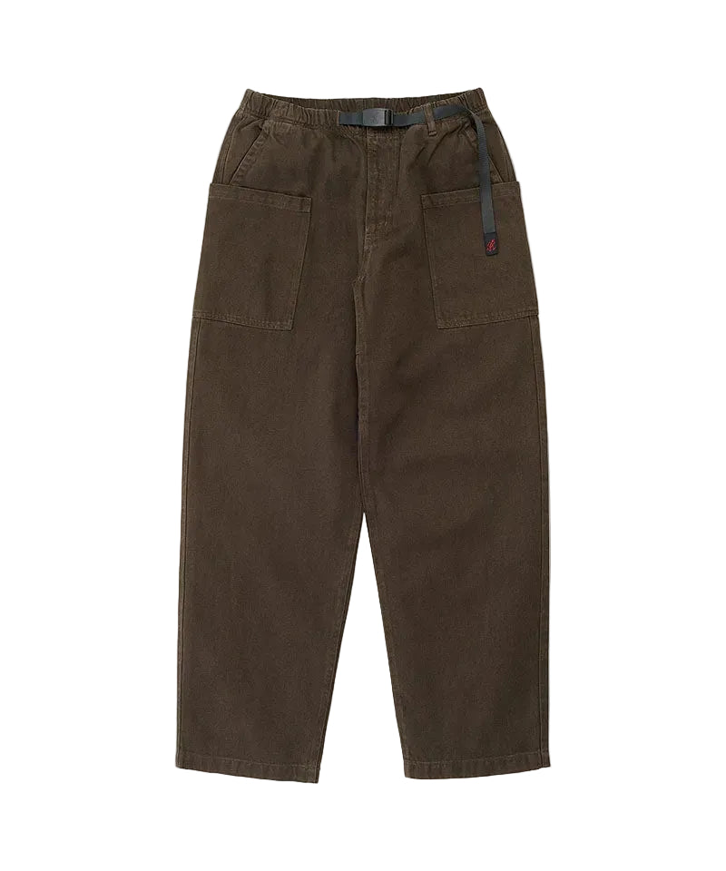 Brown pants on a white background
