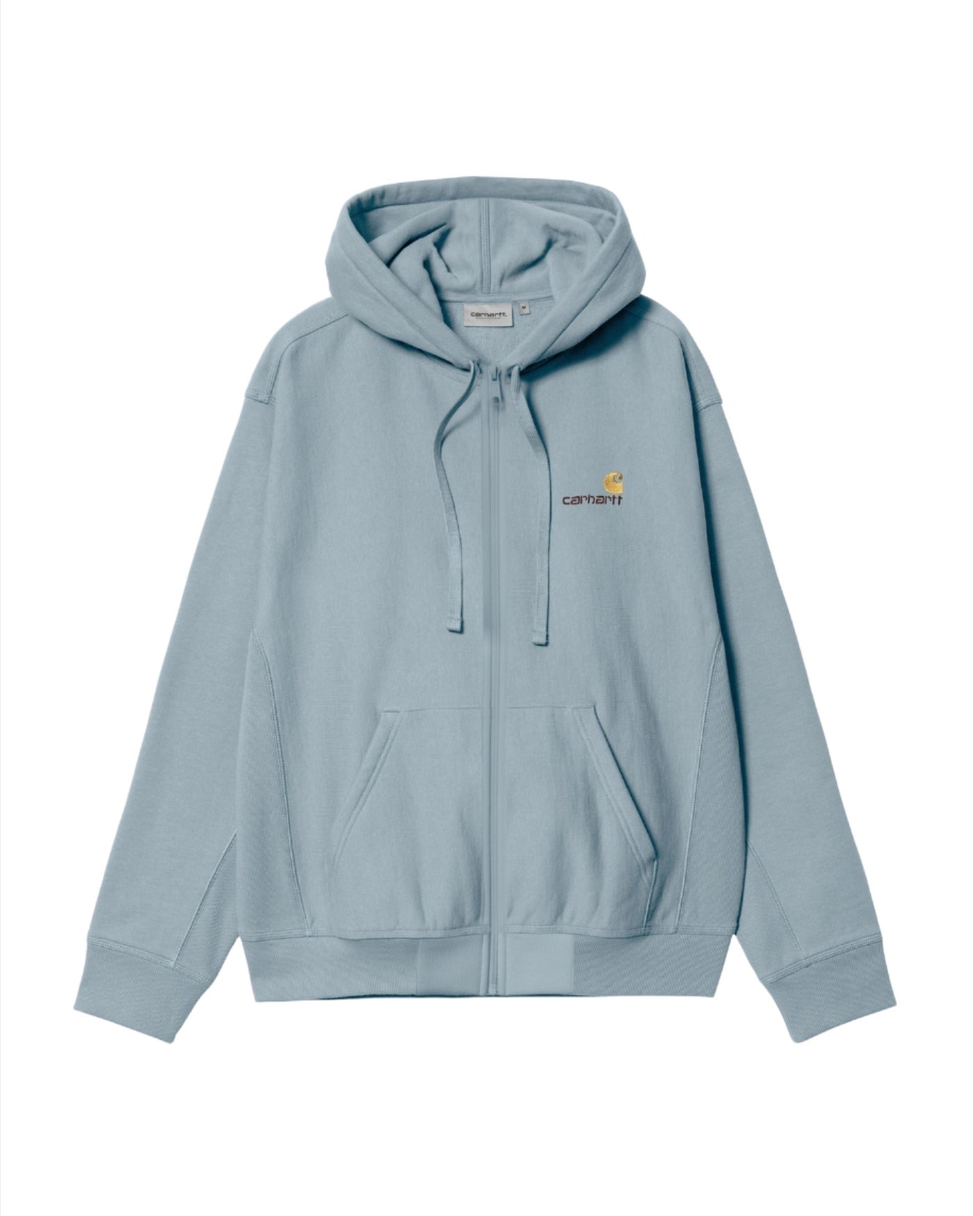 Hooded American Script Jacket - Frosted Blue