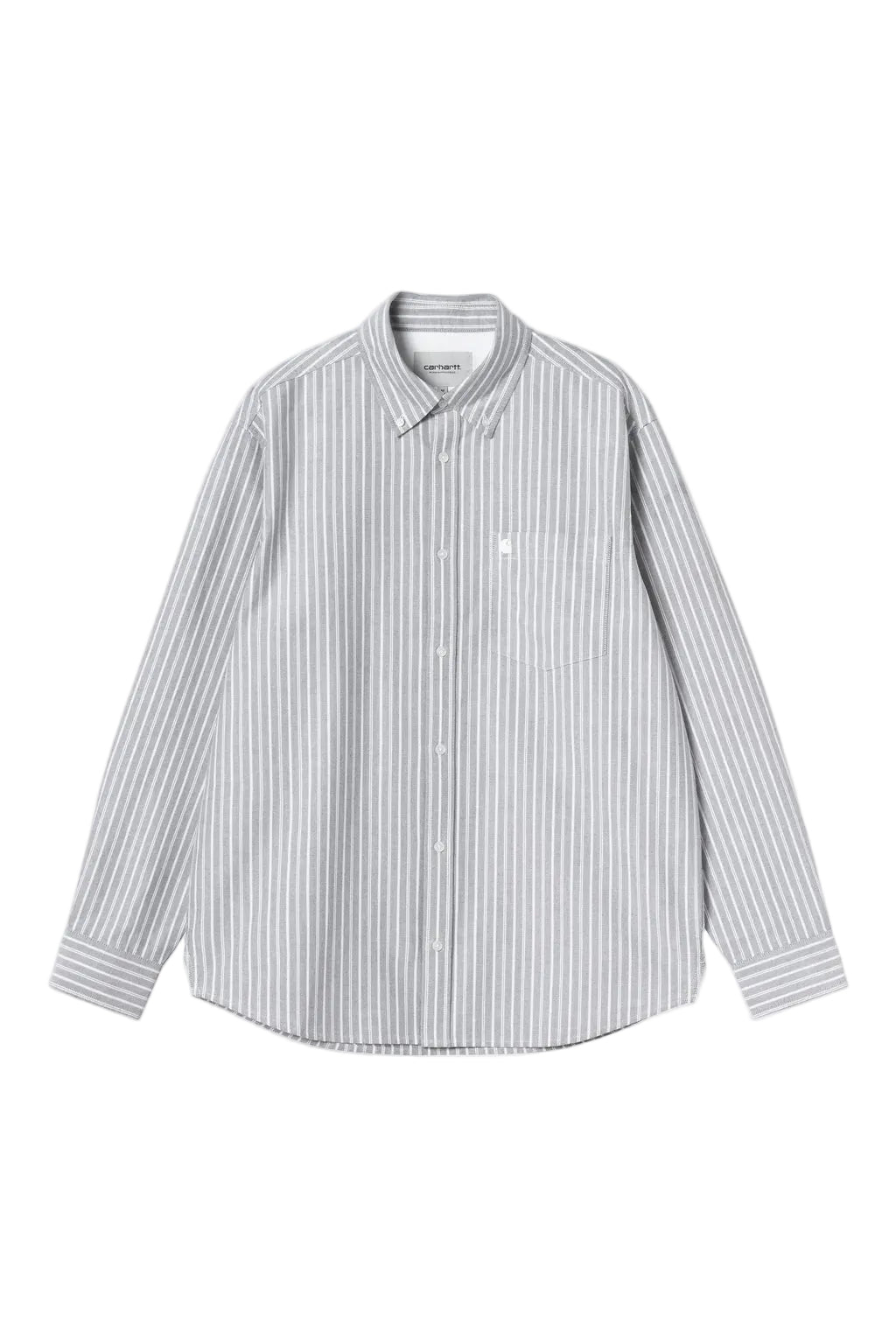 Striped shirt on a white background