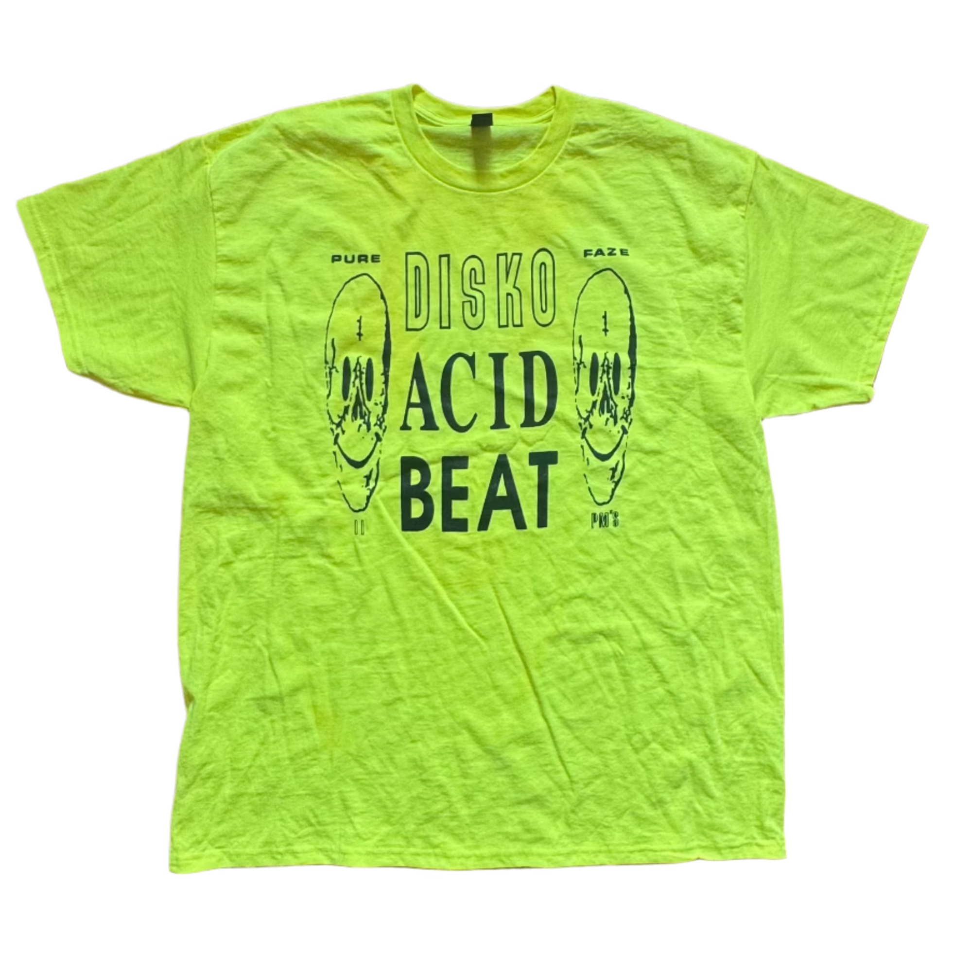 Disko Acid Beat Tee - Yellow