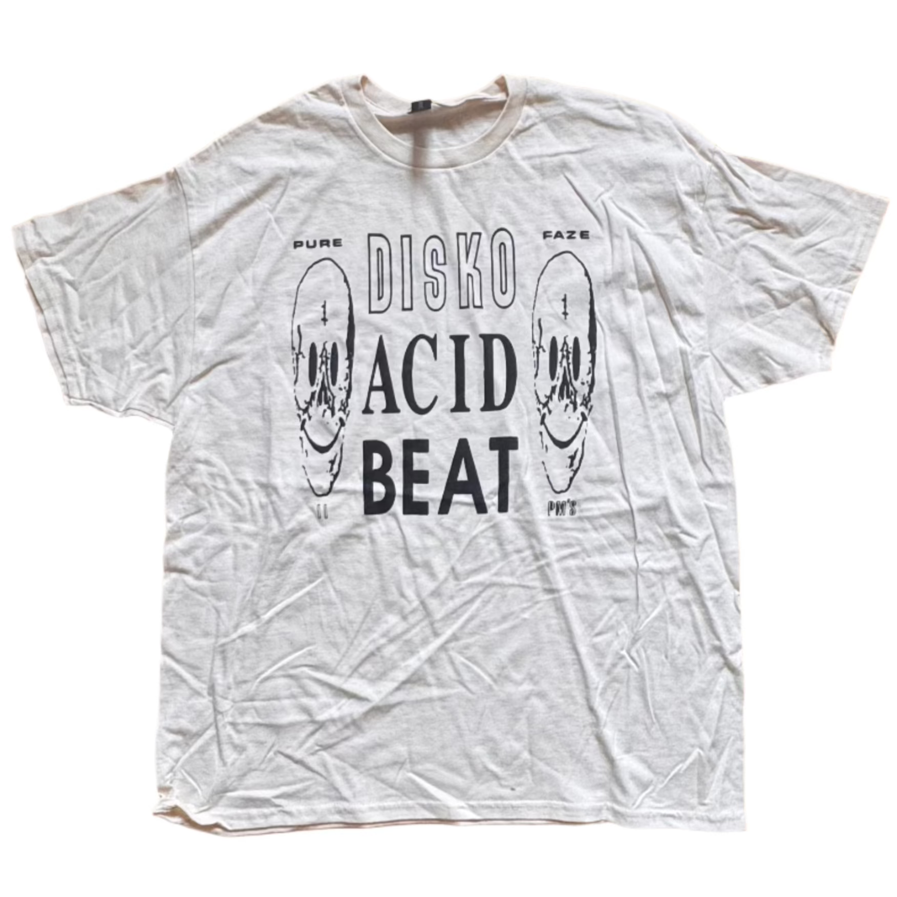 Disko Acid Beat Tee - White