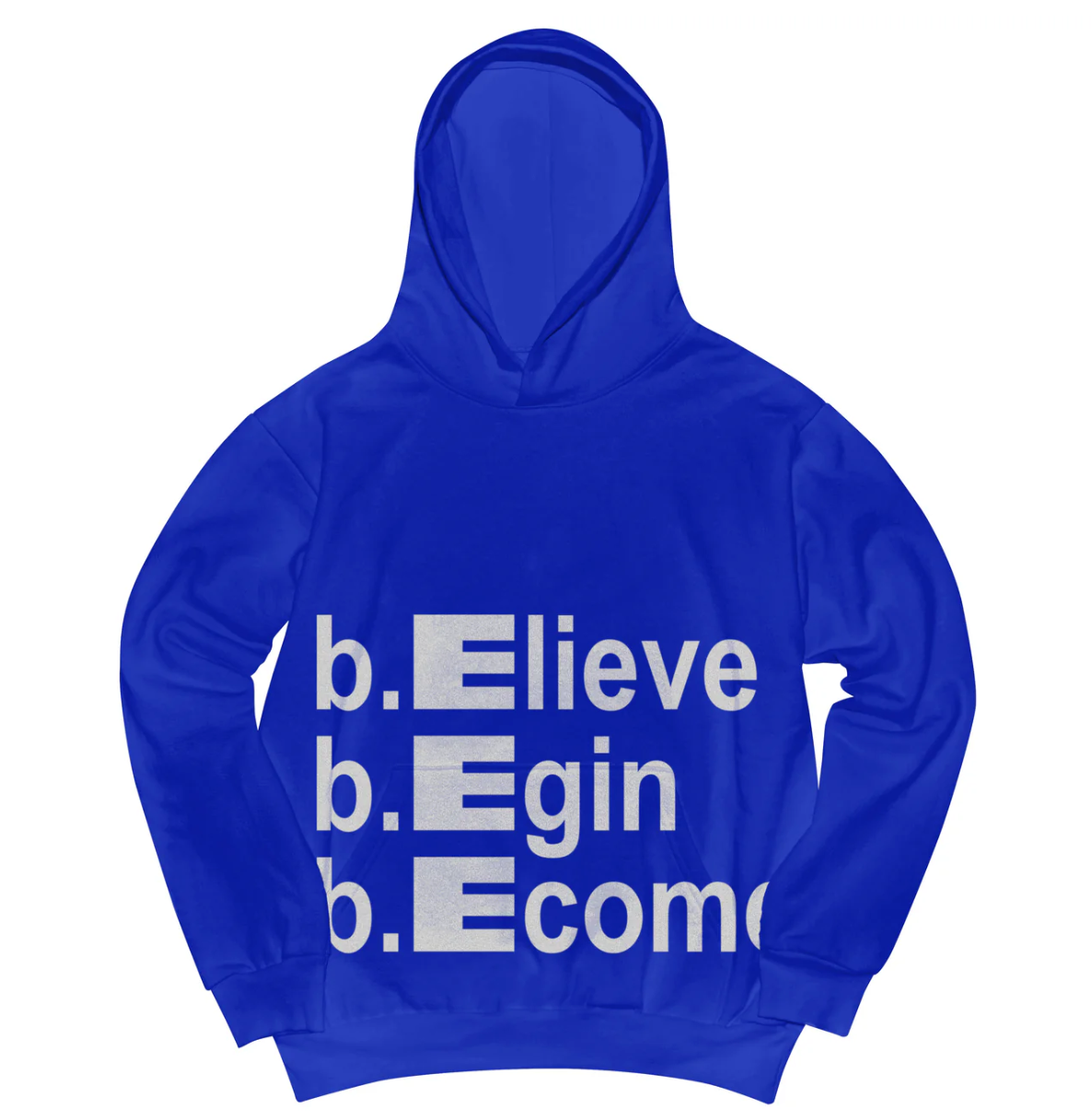 Sweat à capuche Motivate - Bleu cobalt
