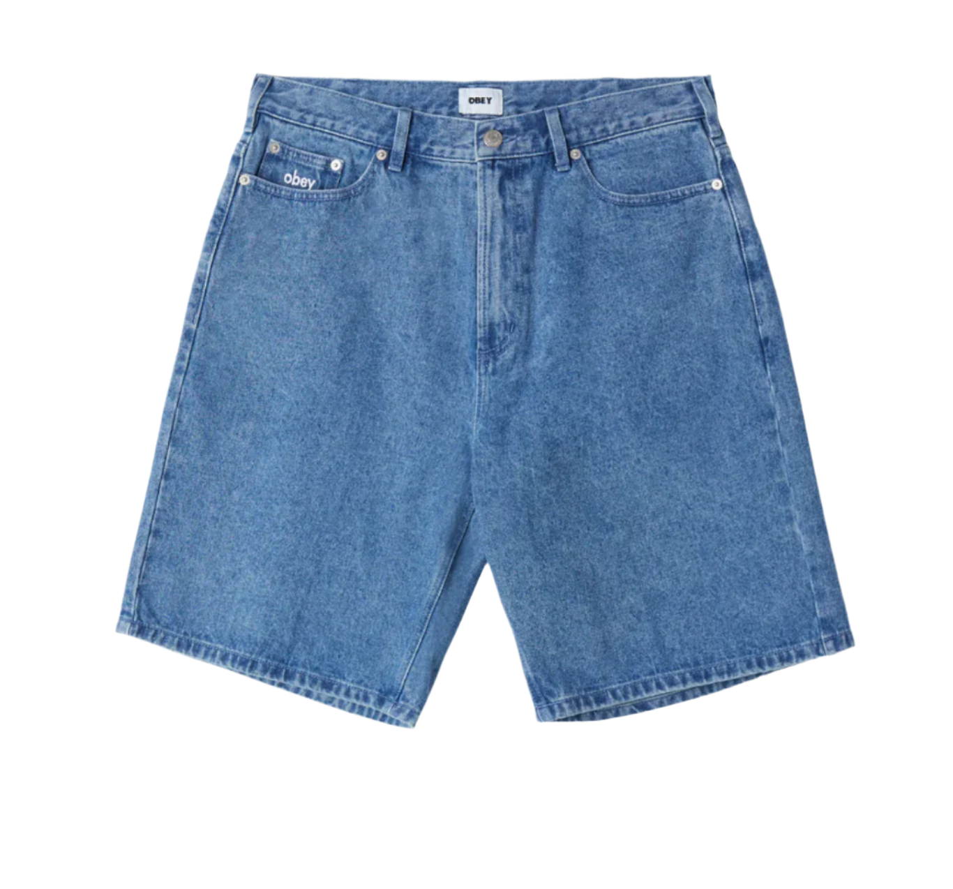 Bigwig Baggy Denim Short - Light Indigo
