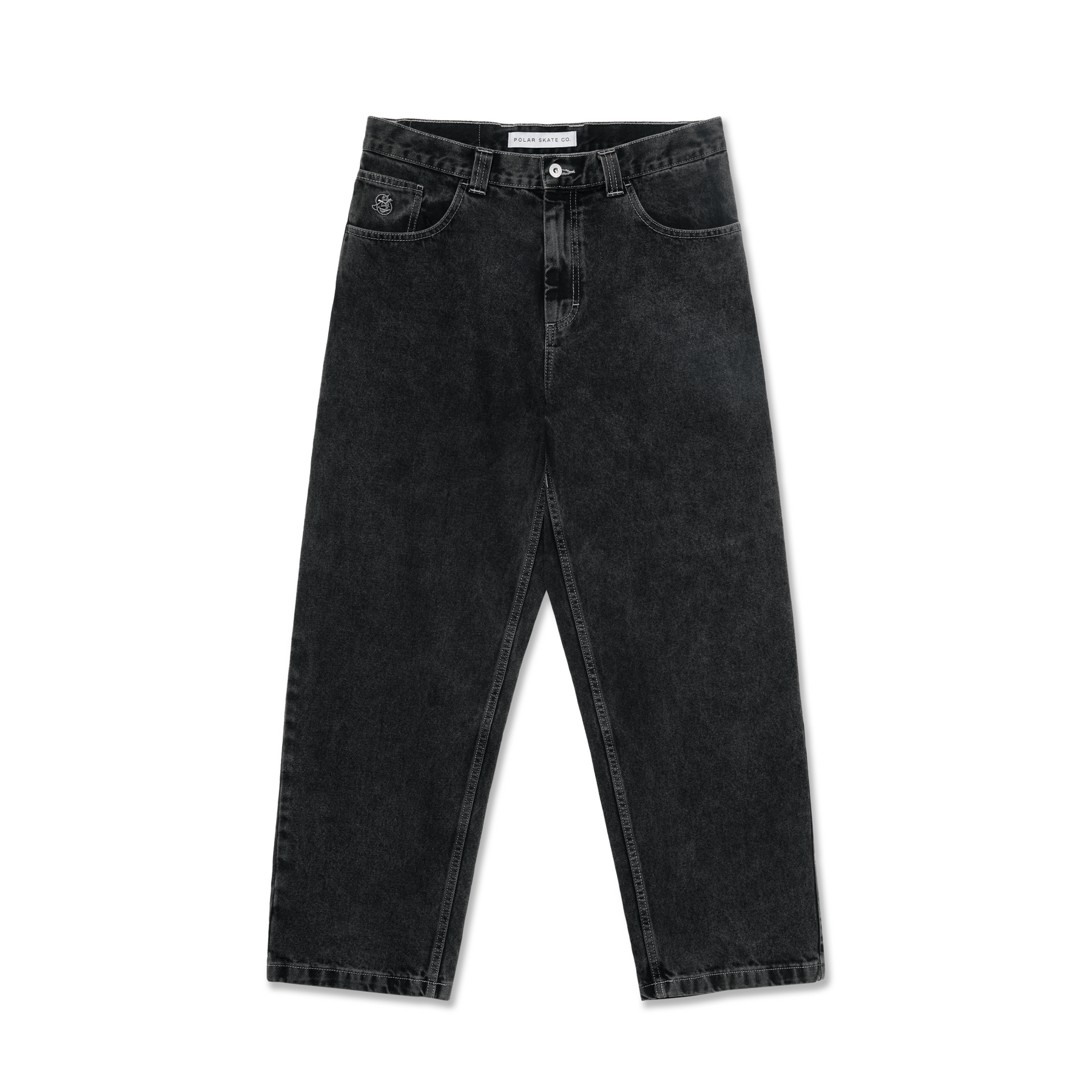 '93! Denim Pants - Silver Black