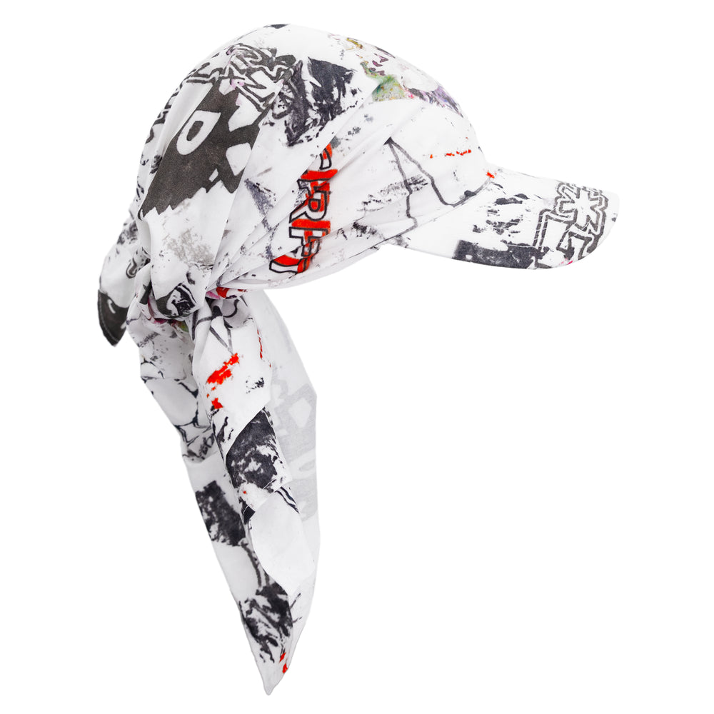 Rag Bandana Hat - White