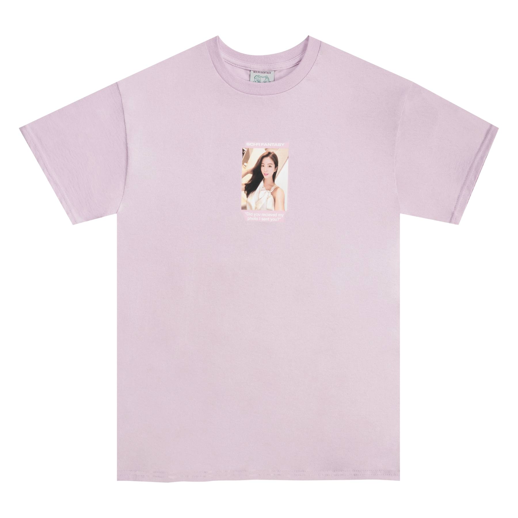 T-shirt poisson-chat - Rose clair
