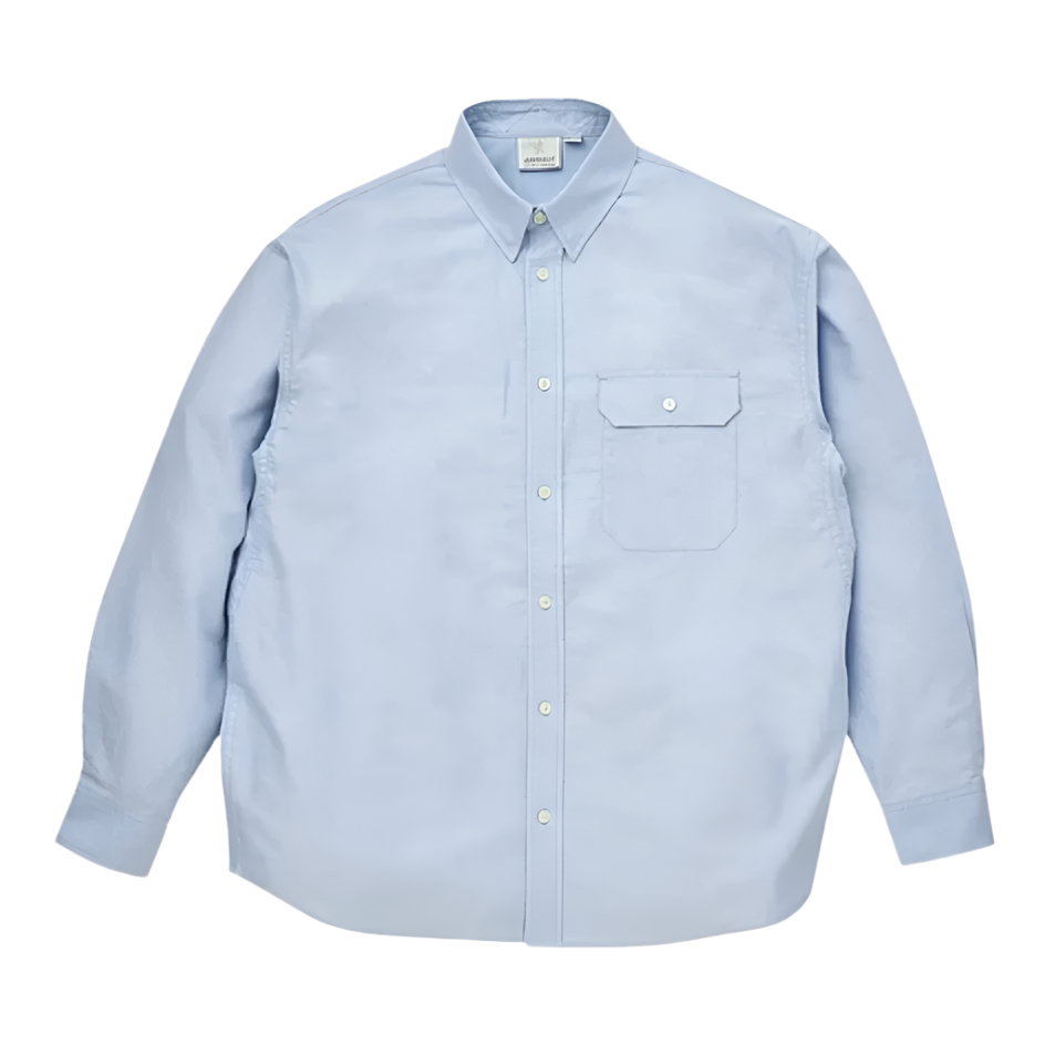 Water-Repellent Oxford Button Down Shirt - Sky Blue