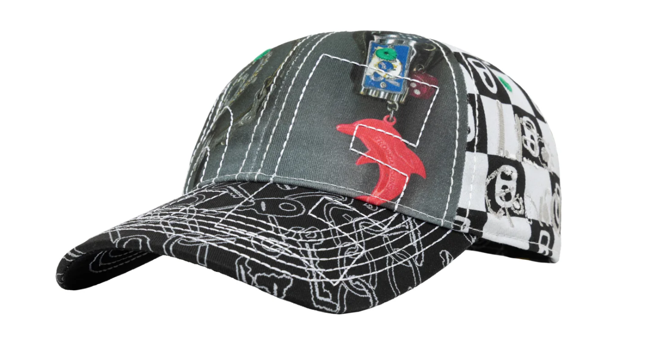 b.Eautiful x LEO GON’DO Vapor Low Profile Hat - Mix Chain/Silver
