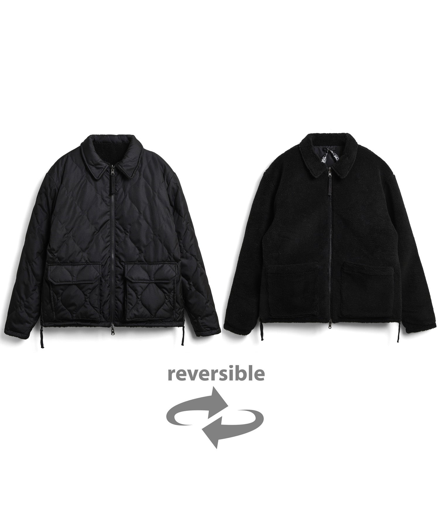 Military Reversible Down Jacket - Black – LOPEZ MTL