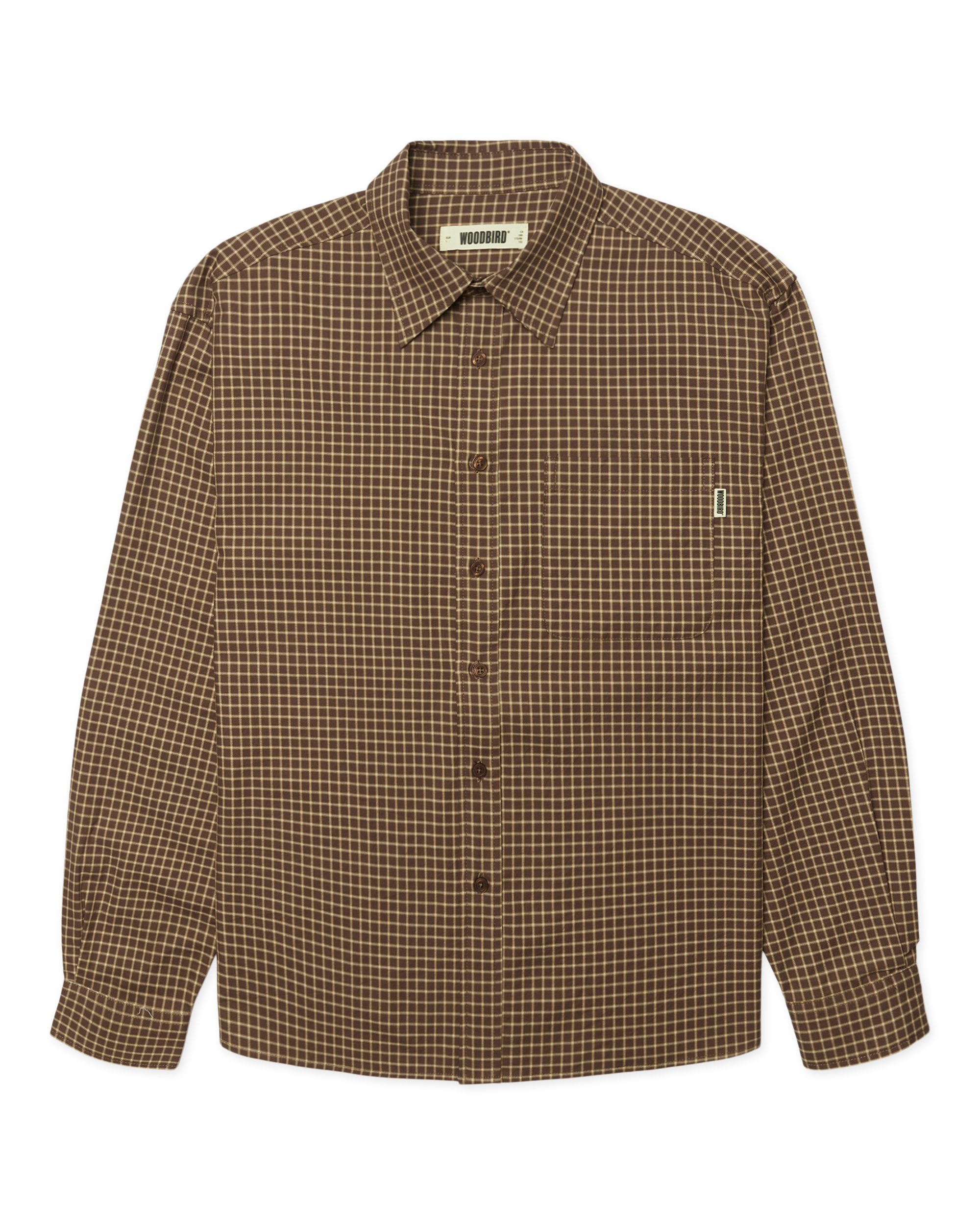 Buzo Man Check Shirt - Brown Honey
