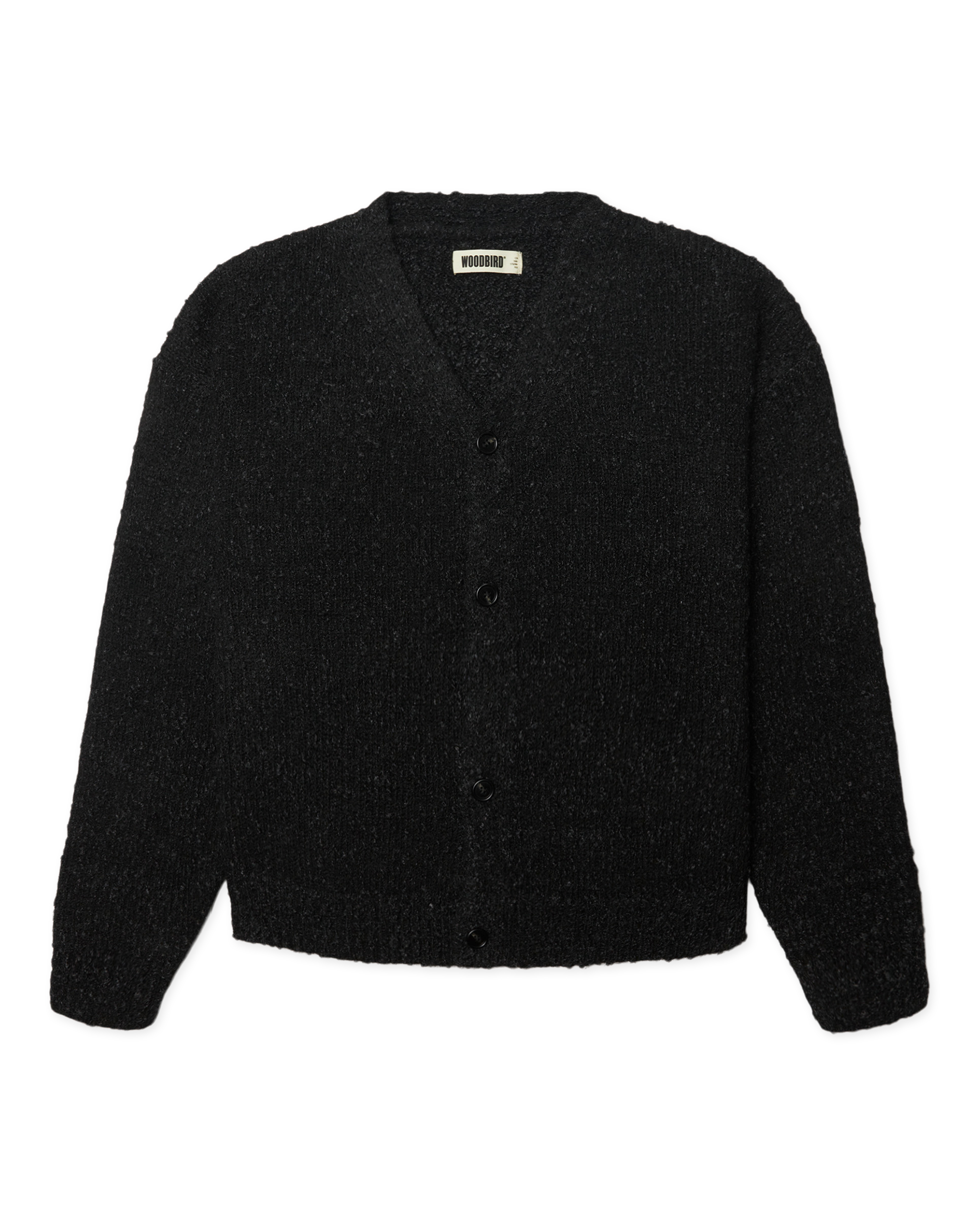 Chi Boucle Cardigan - Black