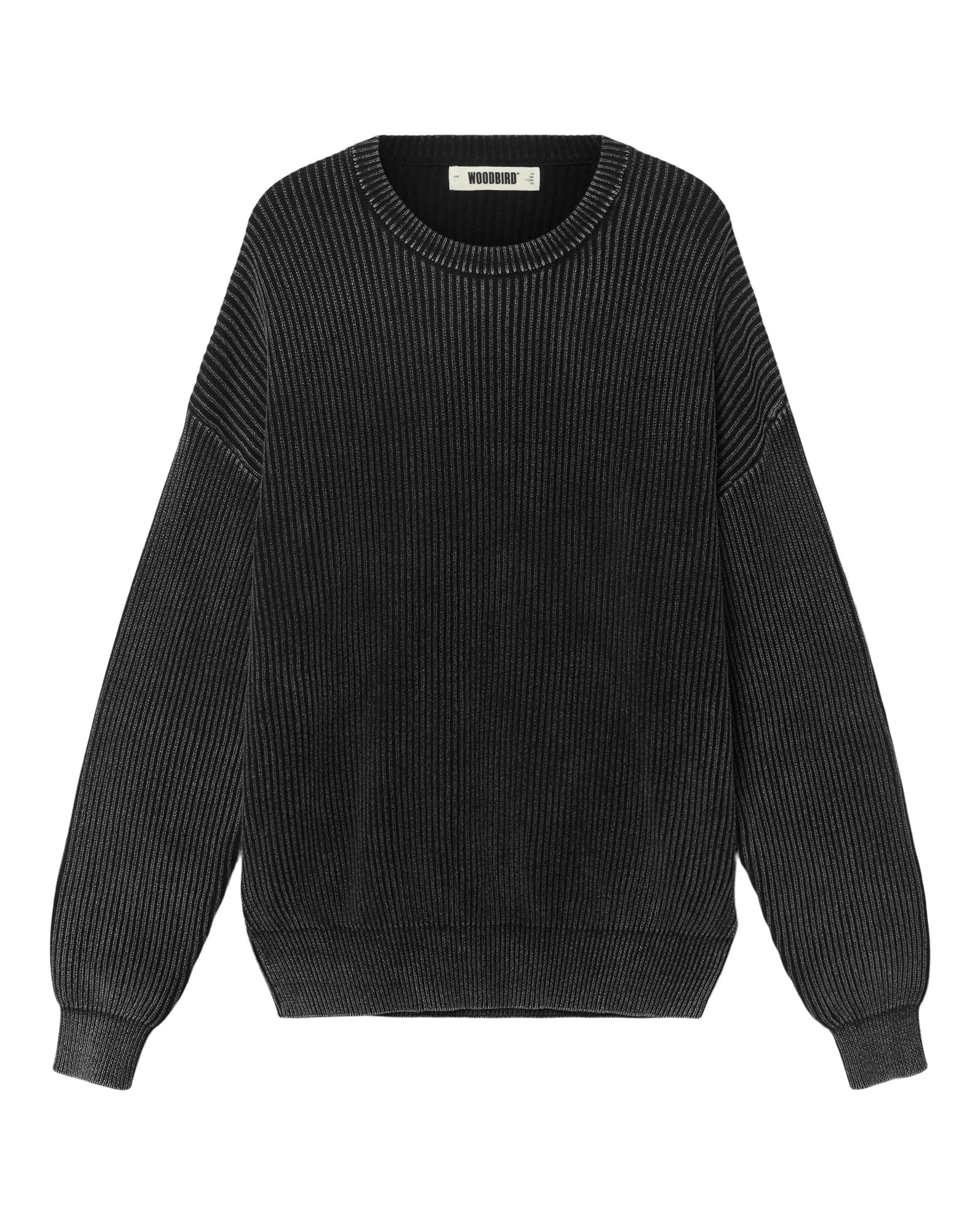 Sake Washed Crew - Washed Black