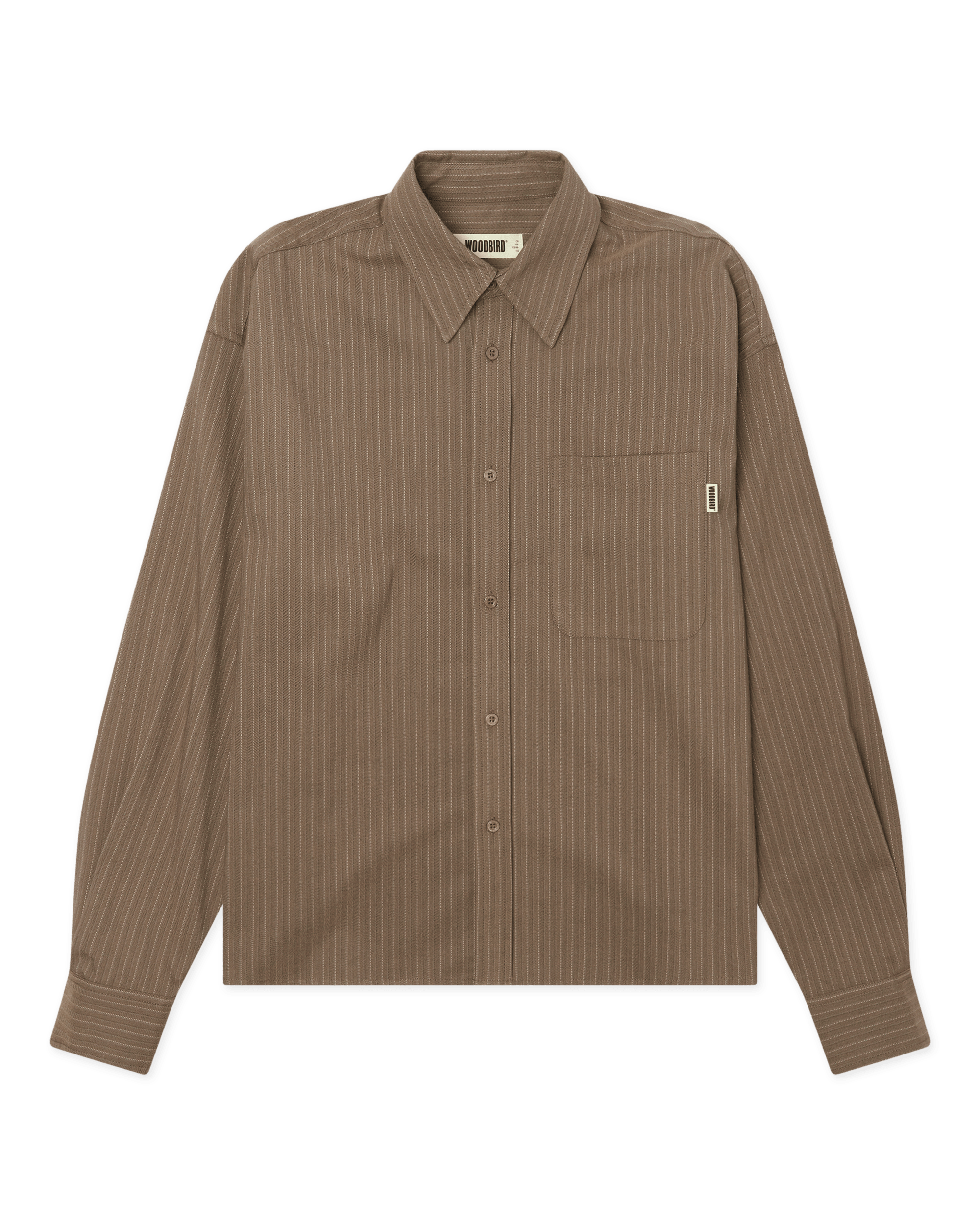 Xing HB Stripe Shirt - Dark Olive
