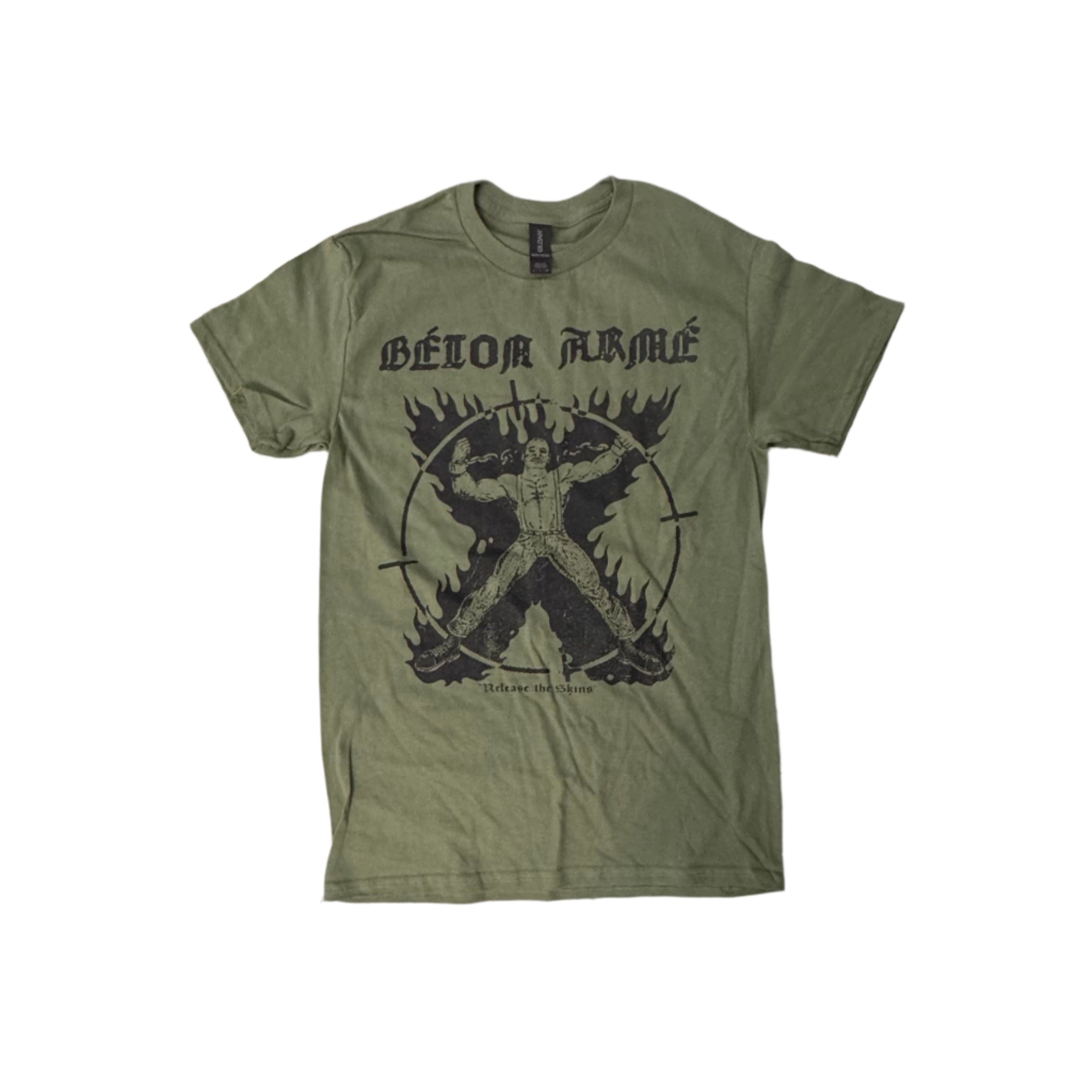 Béton Armé Release the Skins T-shirt - Army Green