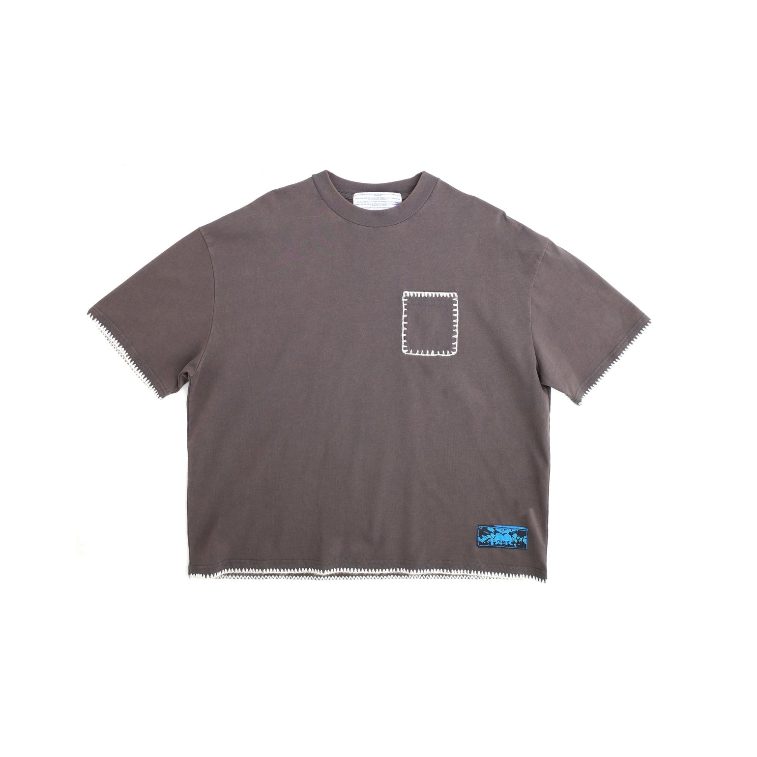 T-shirt à point de feston