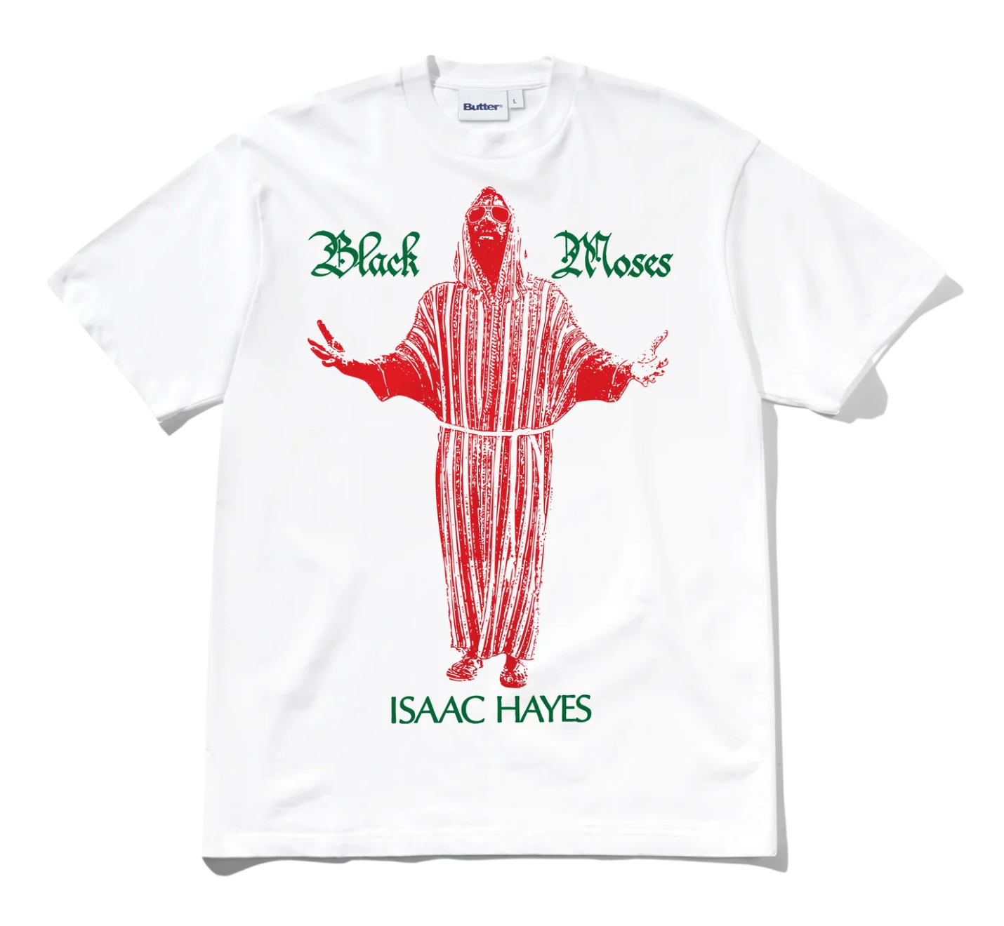 Black Moses Tee - White