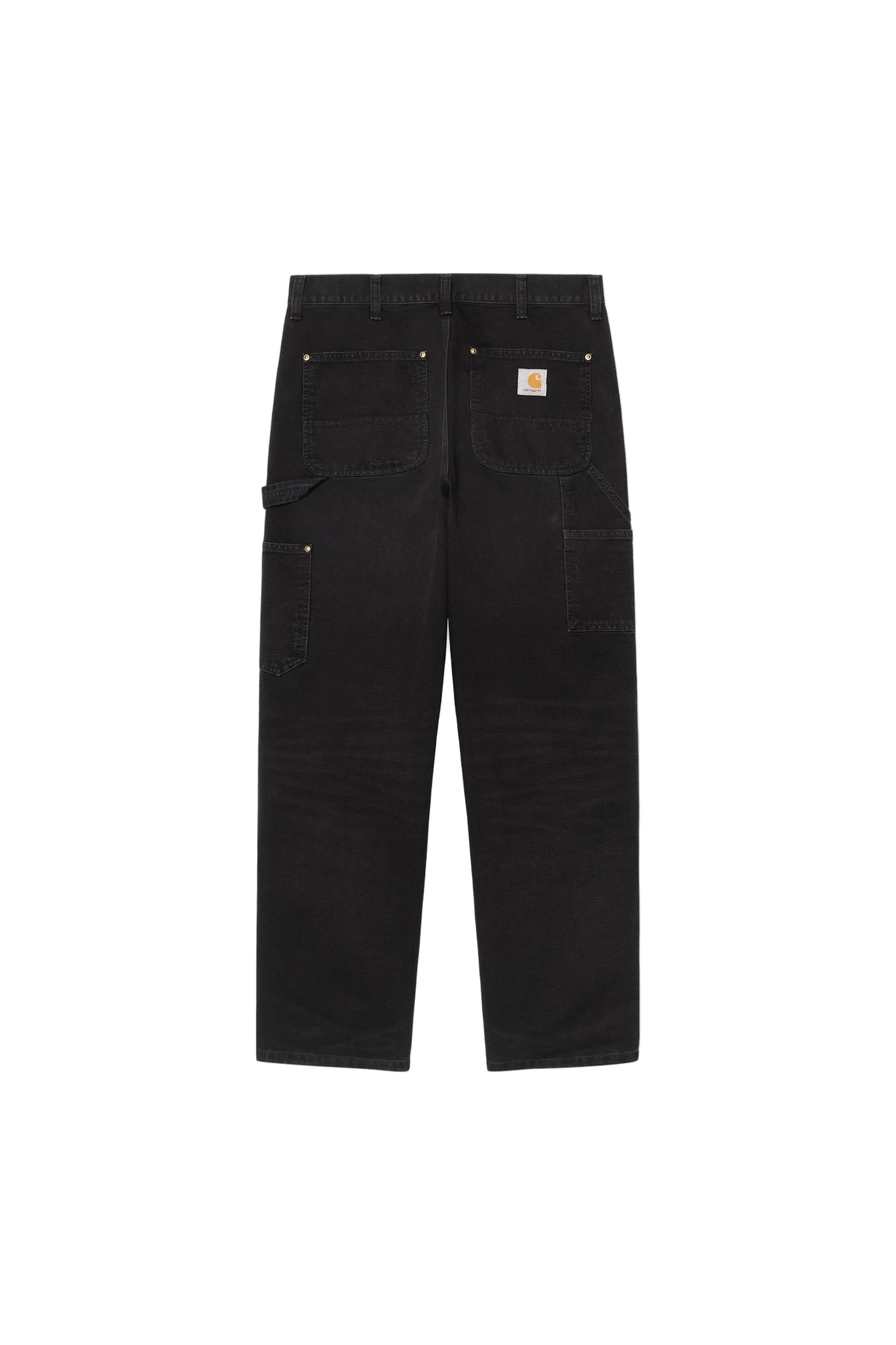 Black workpants on a white background