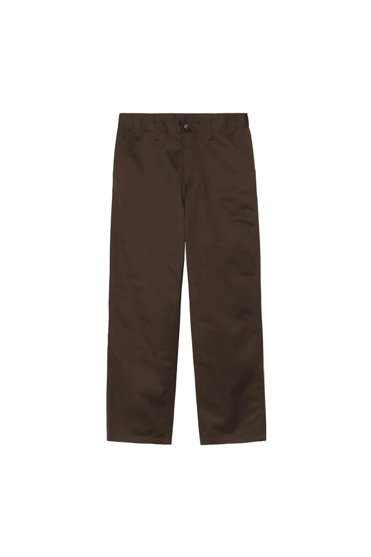 Brown pants on a white background