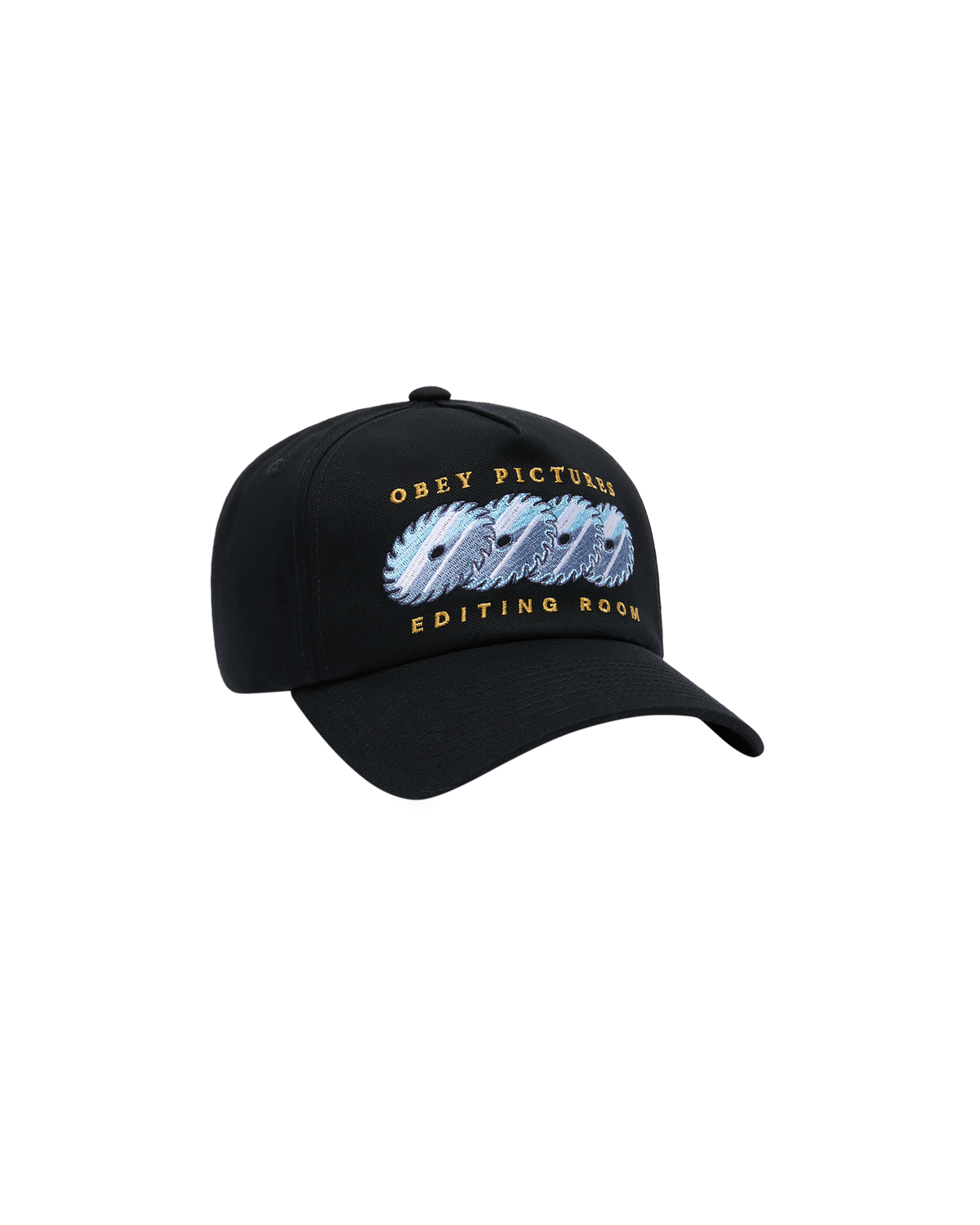 Casquette 5 panneaux Pictures - Noir