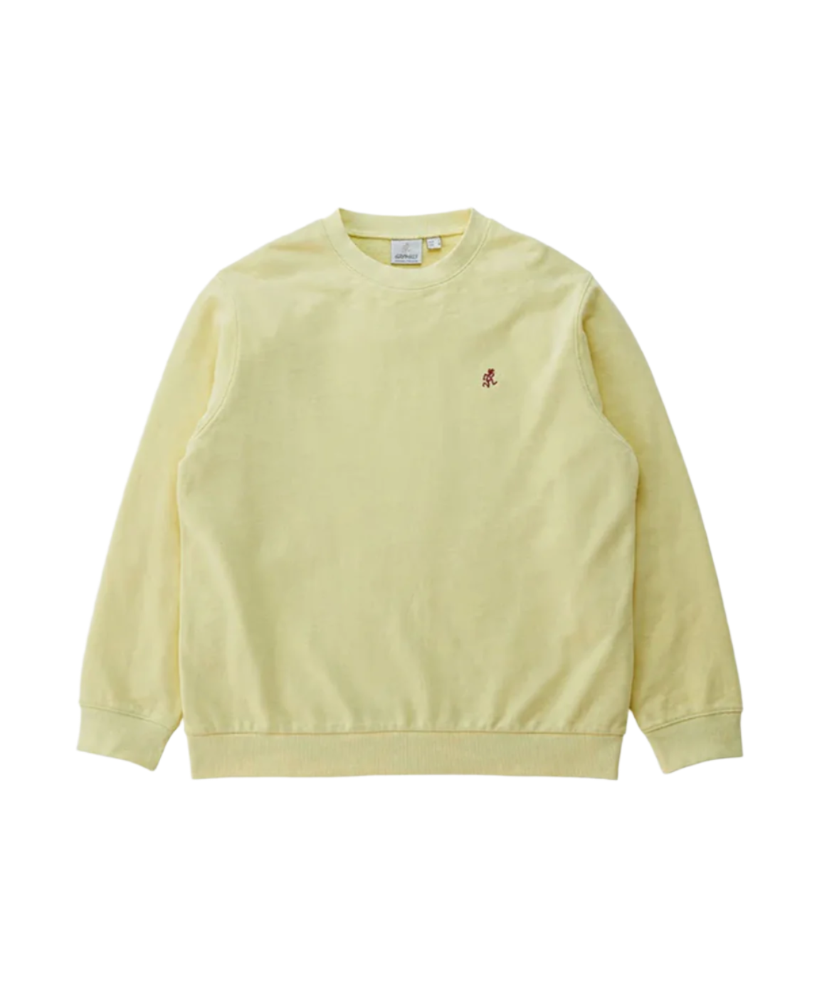 One Point Crew Sweater - Lemon