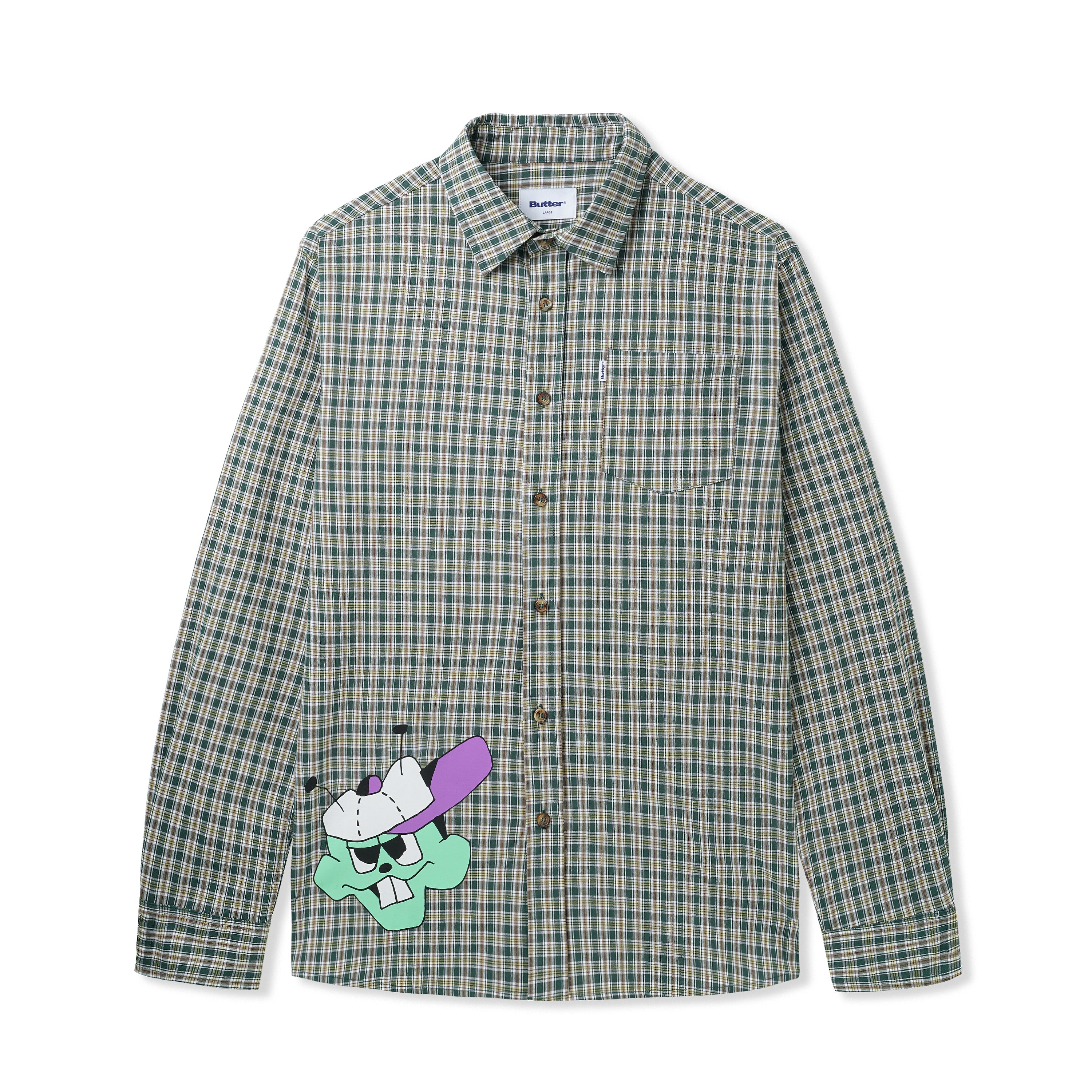 Bug Out L/S Shirt - Forest Green