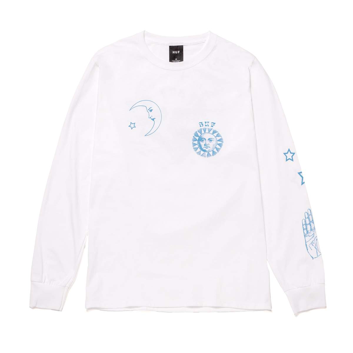 Gratefully Yours Long Sleeve Tee - White