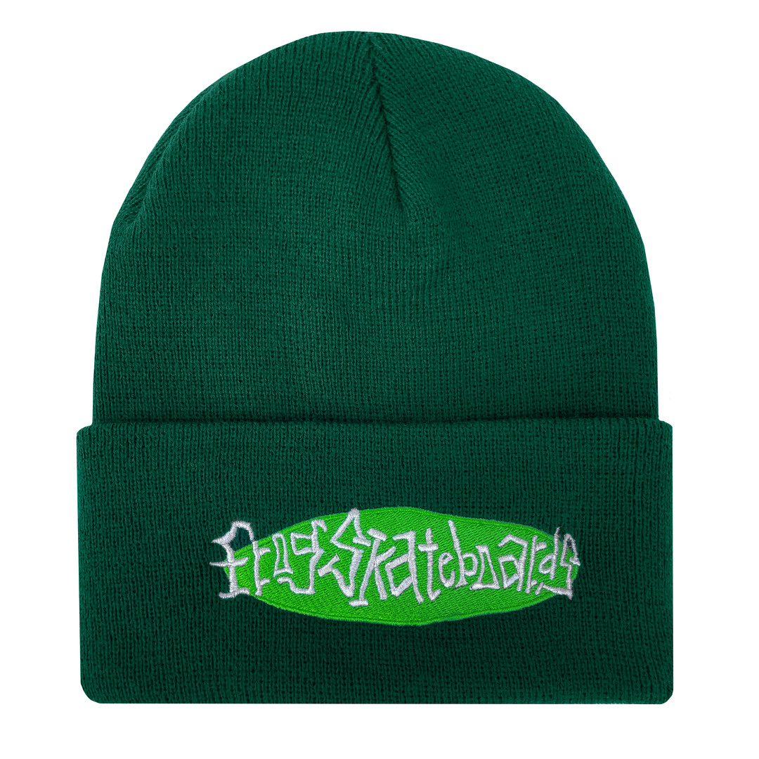 Oval Logo Beanie - Green