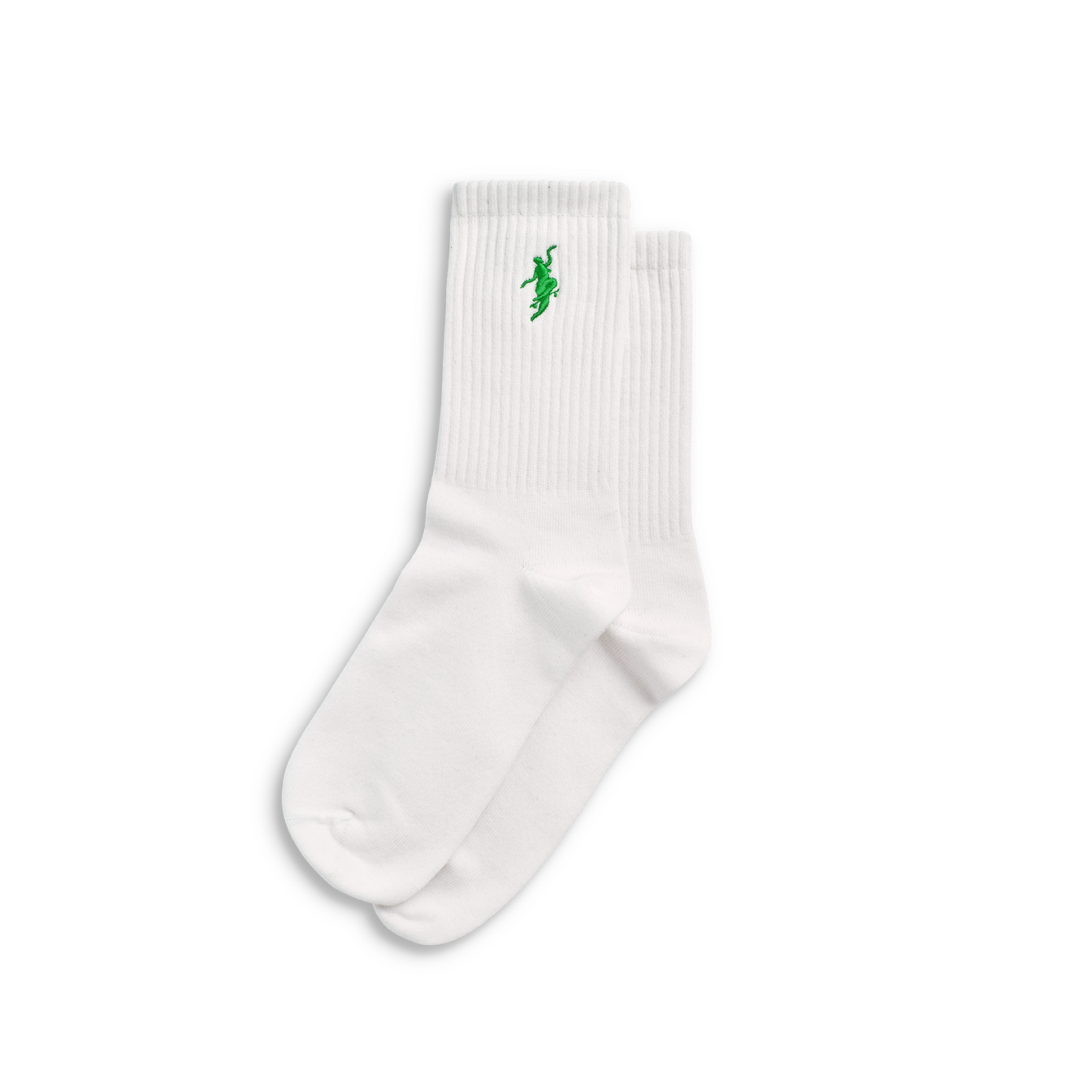 No Comply Socks - White/Green