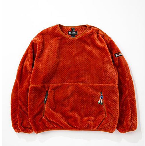Thermal Fleece Pullover - Rust