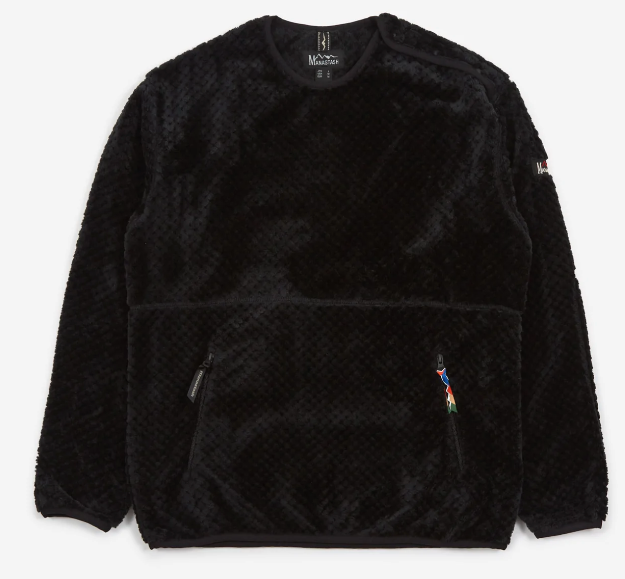 Thermal Fleece Pullover - Black